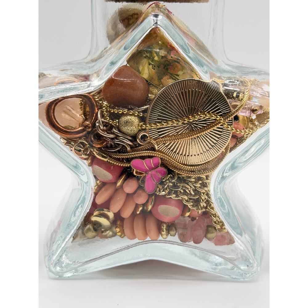 Pink Stardust Jewelry Jar – Pink & Gold Theme - Picture 5 of 8